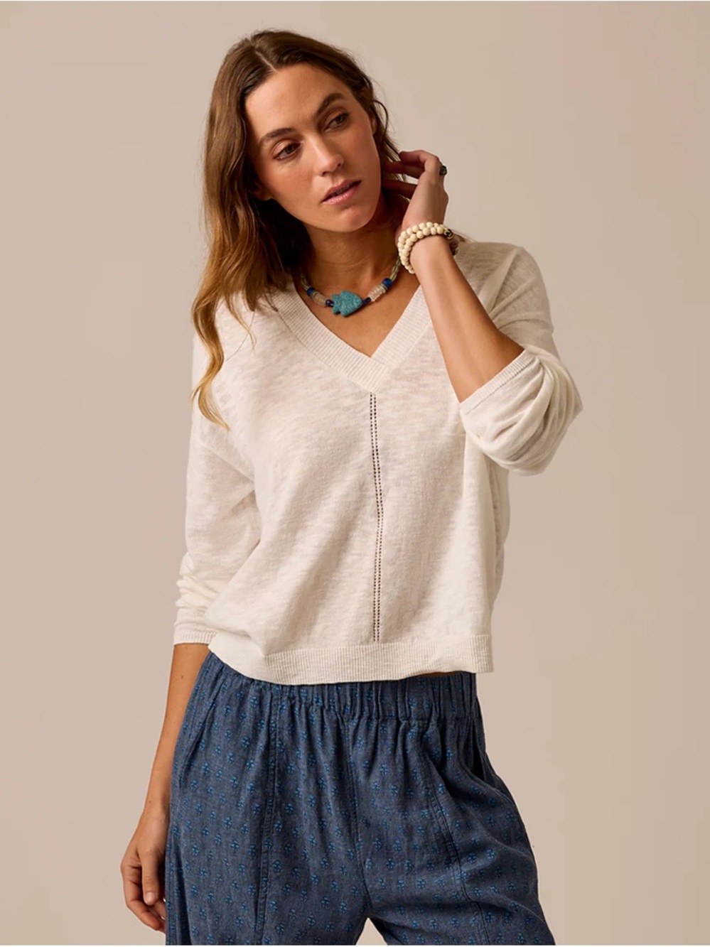 NWOT Carve Designs Georgie Sweater Cloud Medium